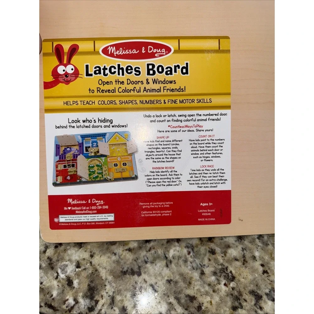Melissa and Doug Latches Board‎ very cool learning toy by Melissa and Doug